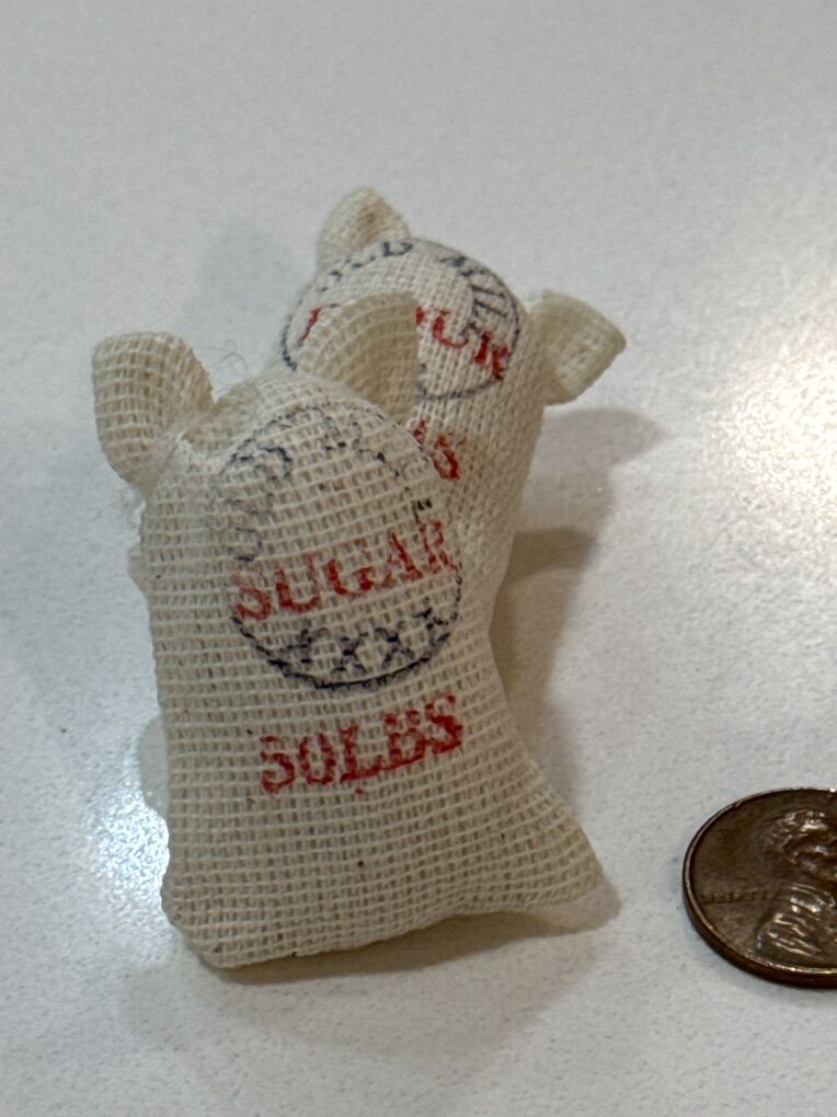 Miniature Dollhouse 2 Food Bags $2