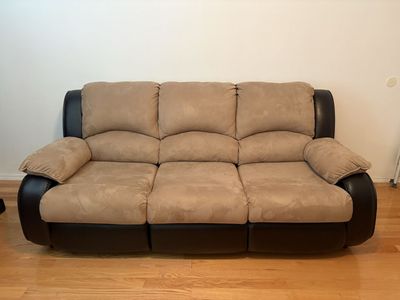 Pull-out couch.