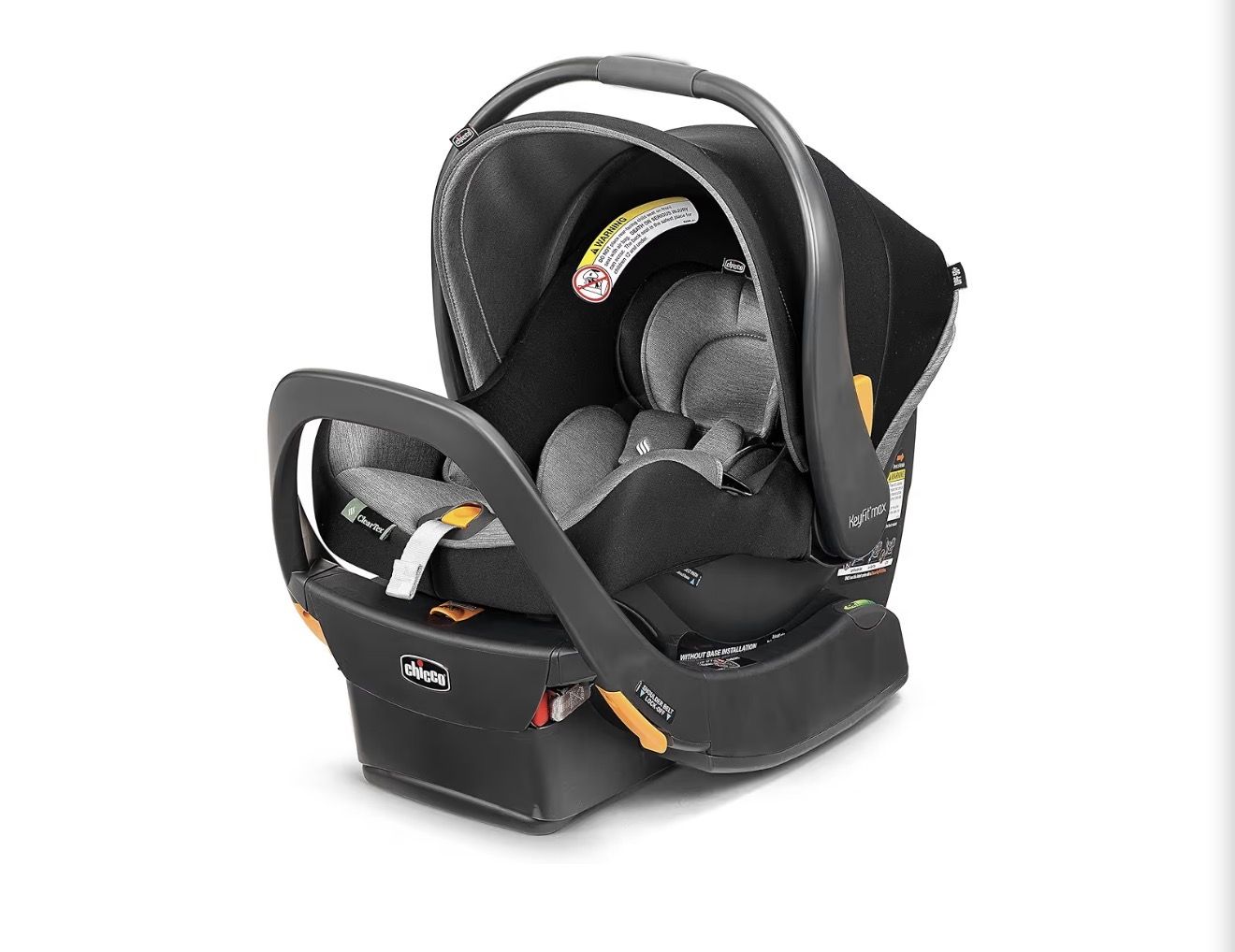 Chicco KeyFit Max ClearTex Infant Car Seat and Base, Rear-Facing Seat for Infants 4-30 lbs