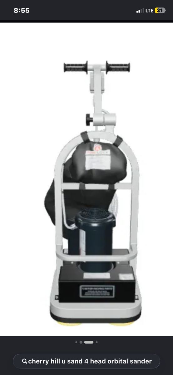 Cherry Hill U-Sand Orbital Floor Sander - 4 Head Commercial Grade