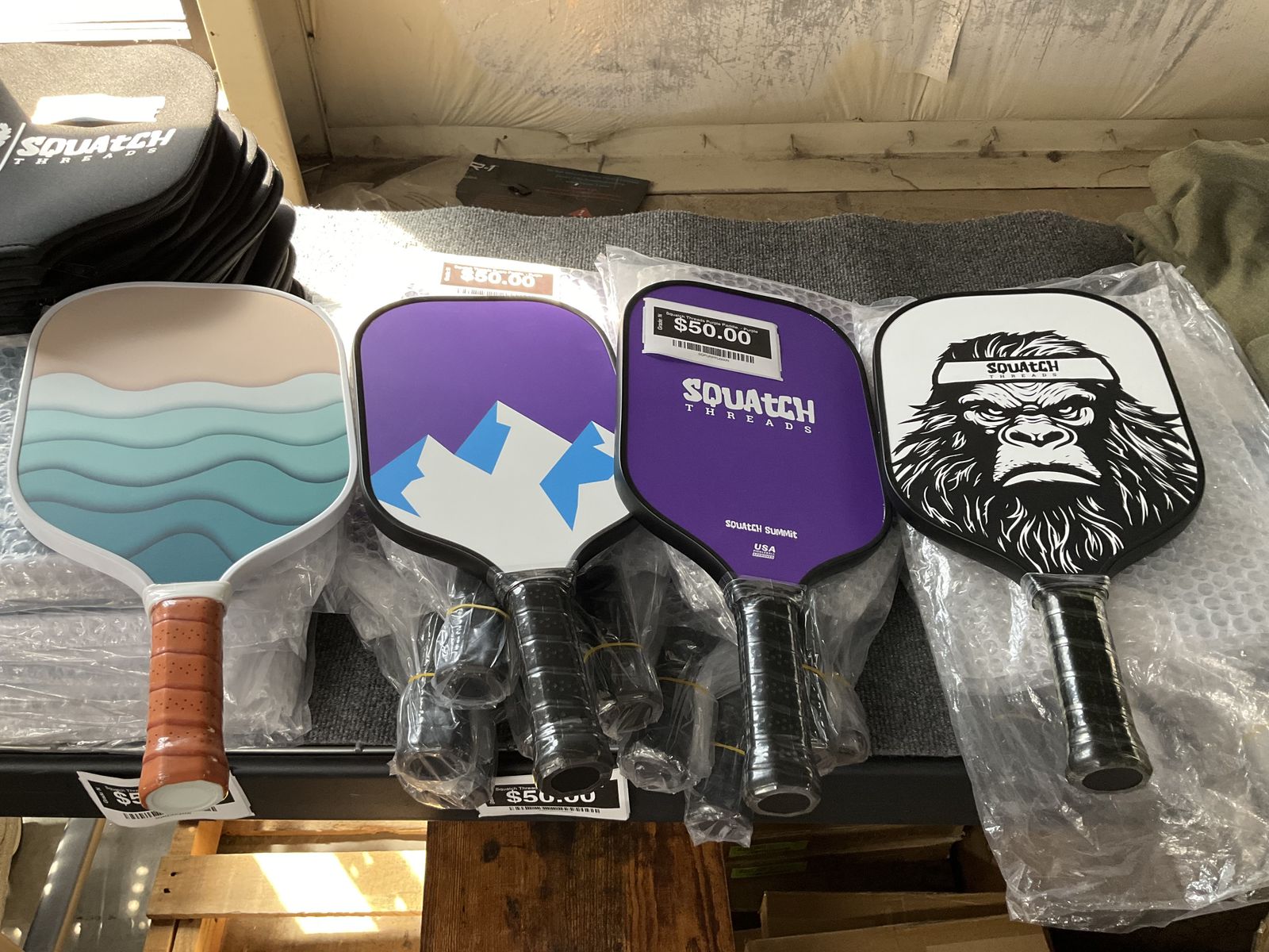 Squatch Threads Tournament-Rated Pickleball Rackets