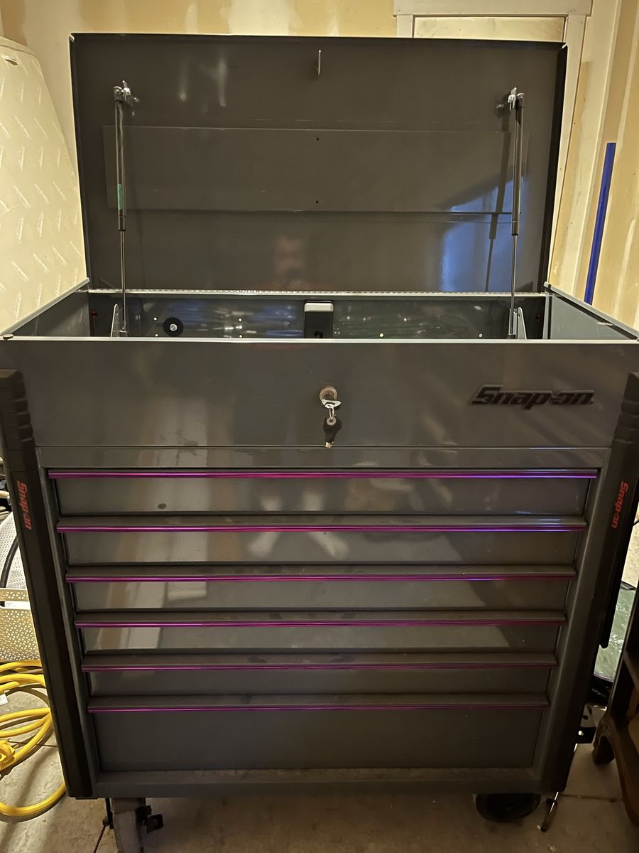 Snap-on roll around toolbox