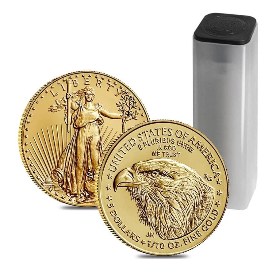 2025  1/10 oz Gold Eagles YEAR END SPECIAL