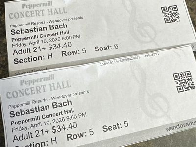 Sebastian Bach Comcert Tickets