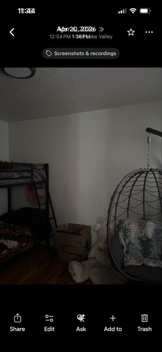 Metal Bunk Bed Frame - Twin Size, Space-Saving Design