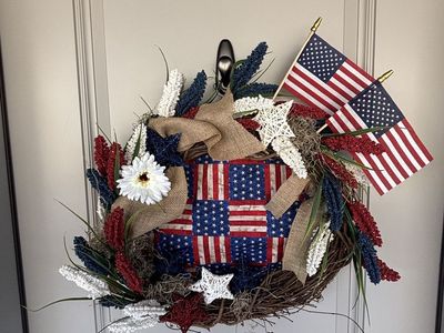 Patriotic 250 Anniversary Wreath