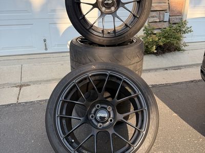 Set of Forged Apex 18” EC-7RS aluminum wheels 18x12 5x120/67.1 Two 1” spacers included. $2500 OBO