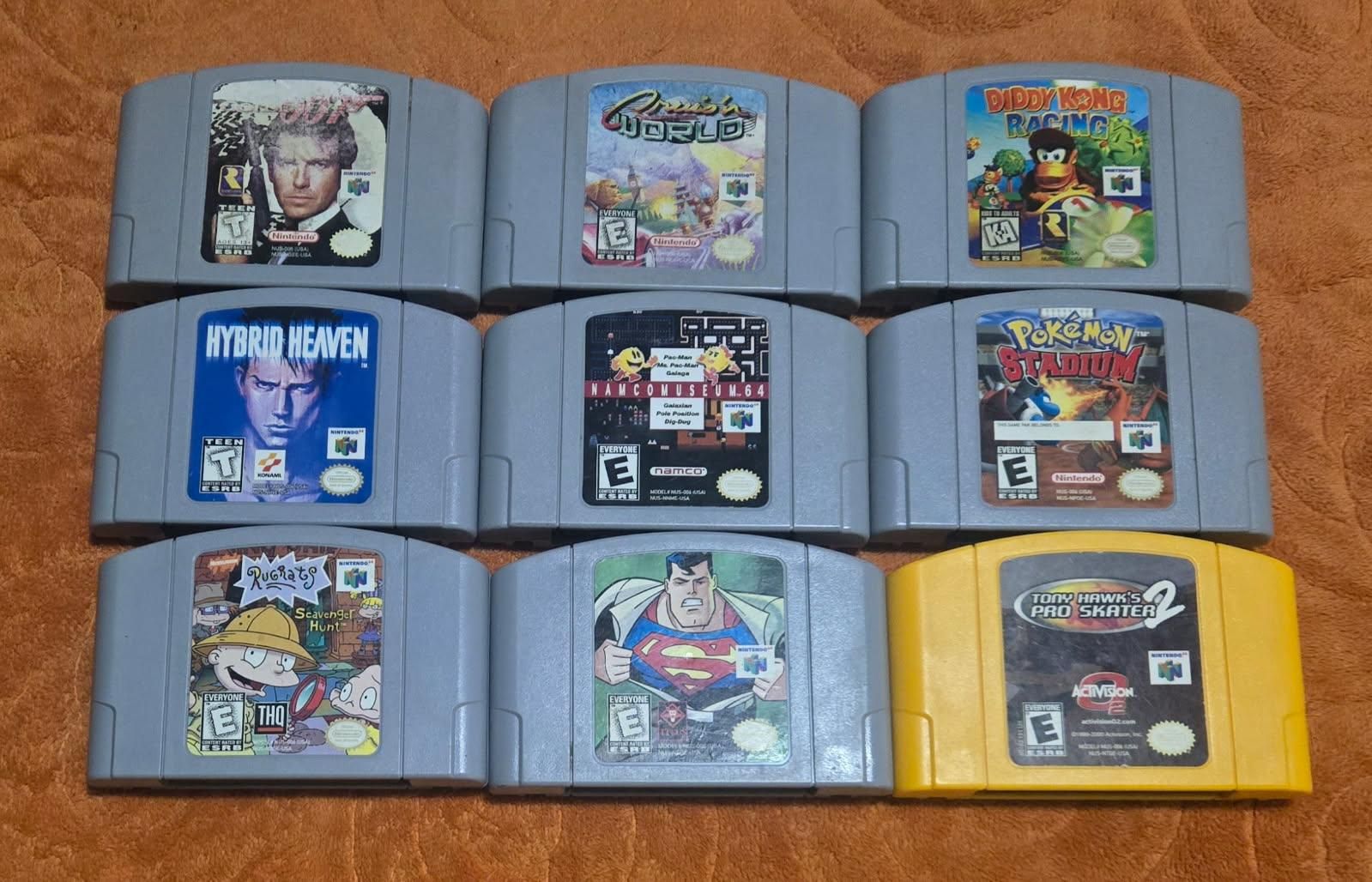 Nintendo n64 game bundle including 007 Golden Eye! Trades considered!