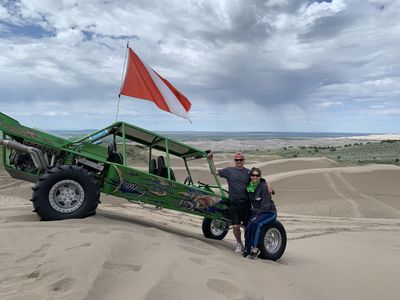 Sandrail dune buggy.