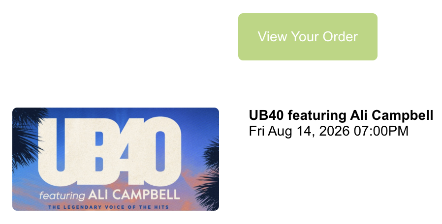2 x UB40 tix for sale Fri 8/14