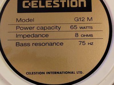 G12M-65 creamback