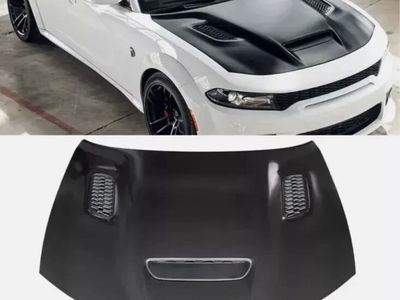 Fits 2015 - 2023 Dodge Charger SRT Hellcat Redeye Style Hood Aluminum