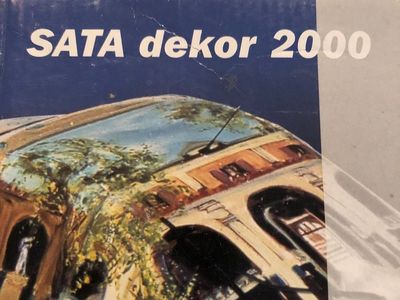 SATA DEKOR 2000 0.5 Nozzle, Plastic Cup 65ccm, Four Glass Bottles, Designer Air Brush Kit. New In The Box Spray Gun.