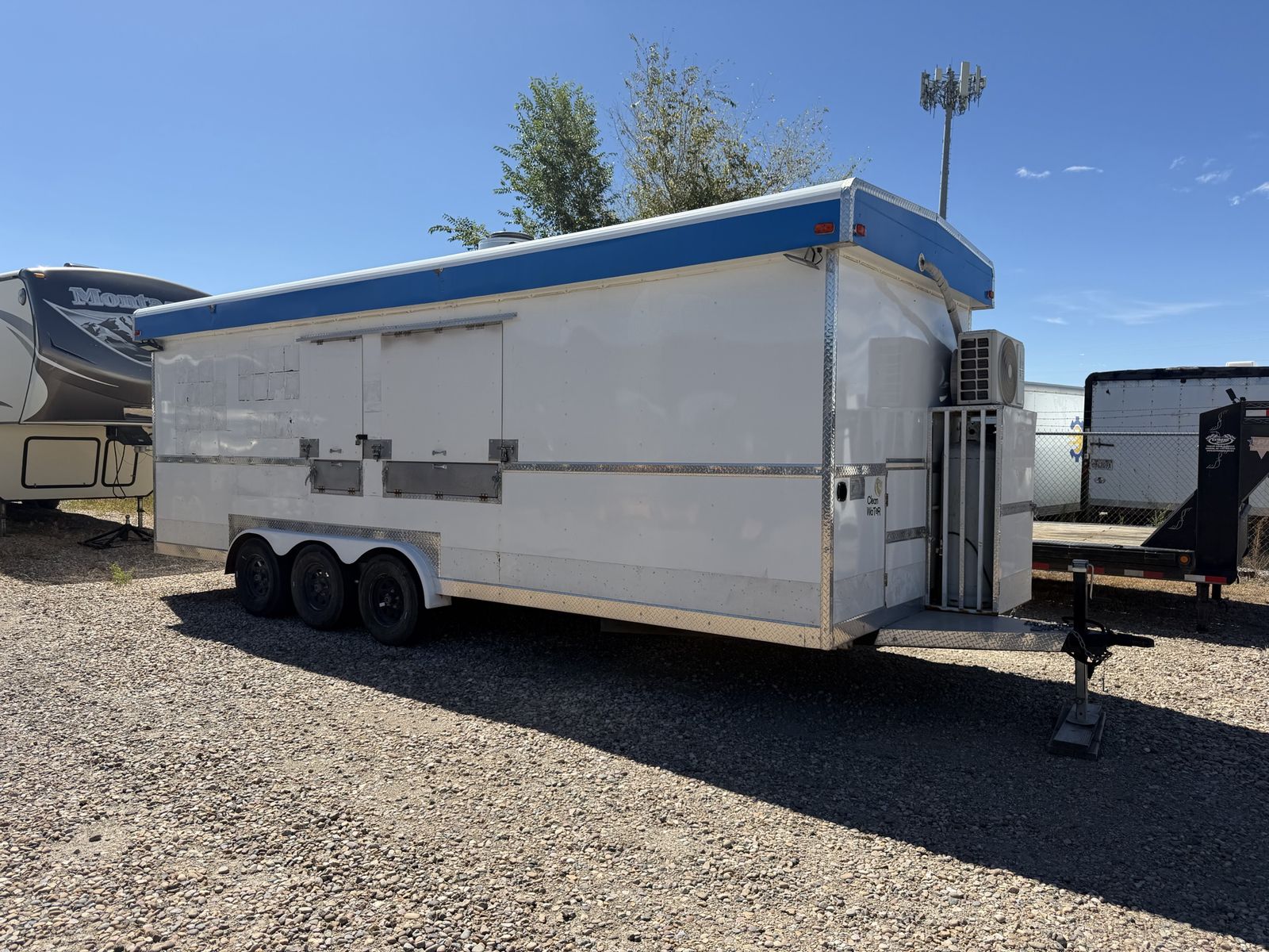 2021 24ft Commercial Food Concession Trailer with AC Unit