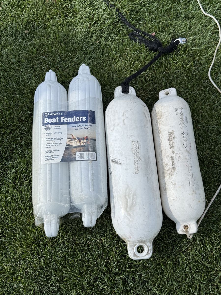 Assorted Boat Fenders - Attwood & Taylor Made (4 Pack)