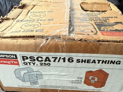 Simpson Strong-Tie PSCA7/16 Sheathing Clips, 250-Count for 7/16" Sheathing