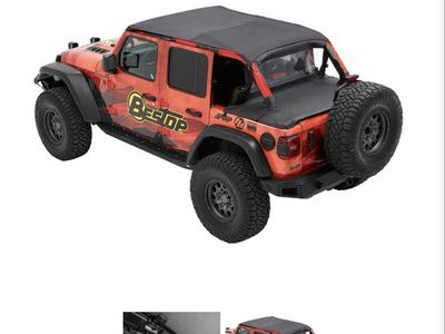 Jeep JLU bestop Safari Bikini Top