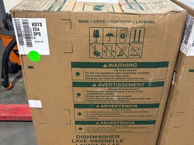 Kitchen Aid KDTS224SPS 0 24" Built-In Dishwasher, with 13 Place Setting, Stainless Steel Brand New!