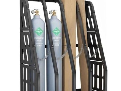 4-Bay Vertical Bar Storage Rack #28