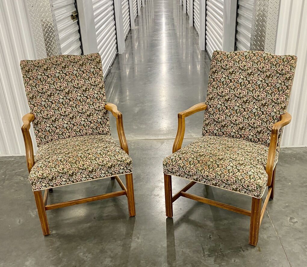 Vintage Gunlocke Louis XVI style Accent chairs