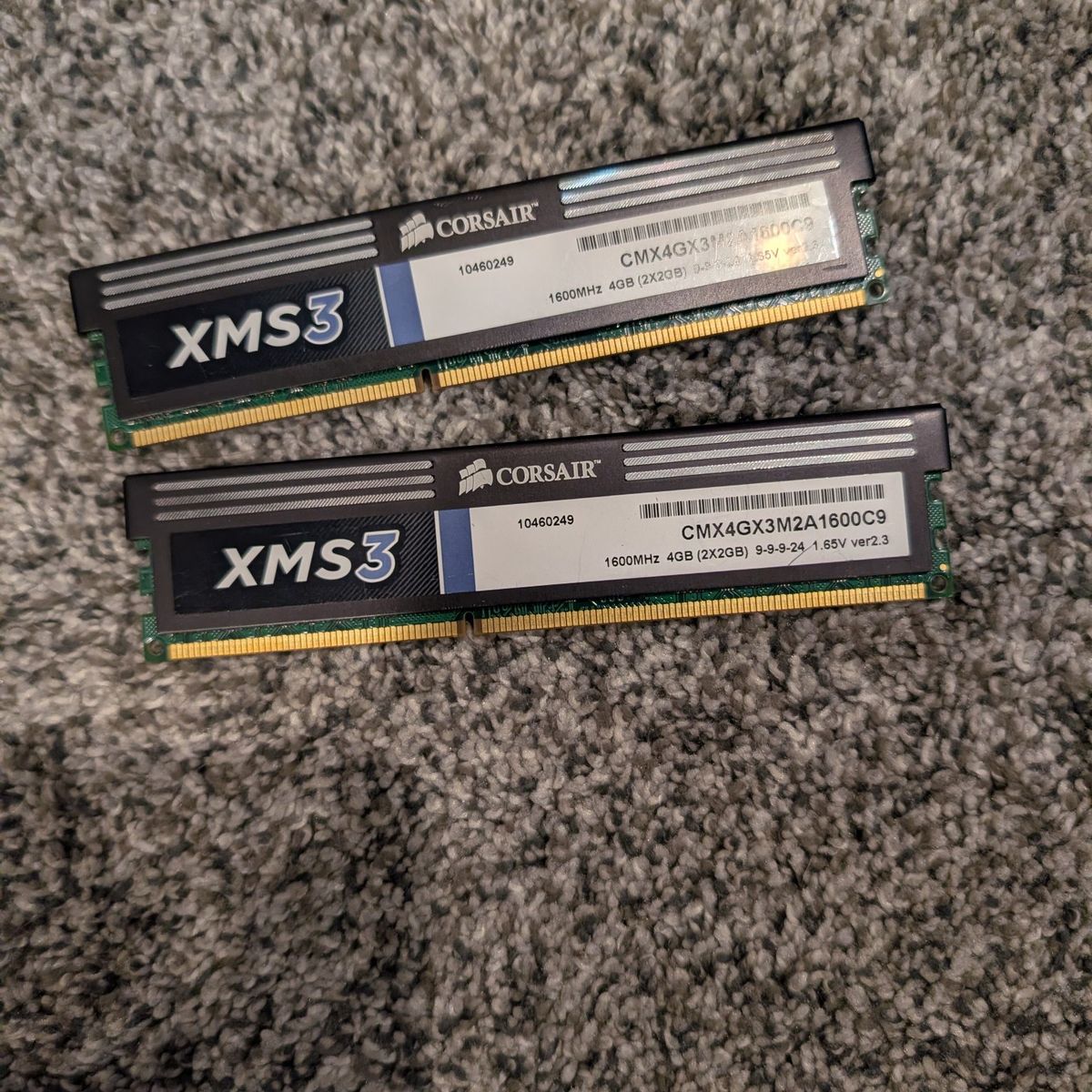 DDR3 RAM (2×2GB @1600mhz) $ negotiable