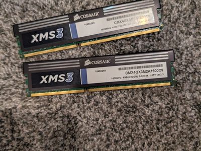 DDR3 RAM (2×2GB @1600mhz) $ negotiable