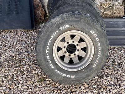 5 tires and rims for Chevy 3/4 ton