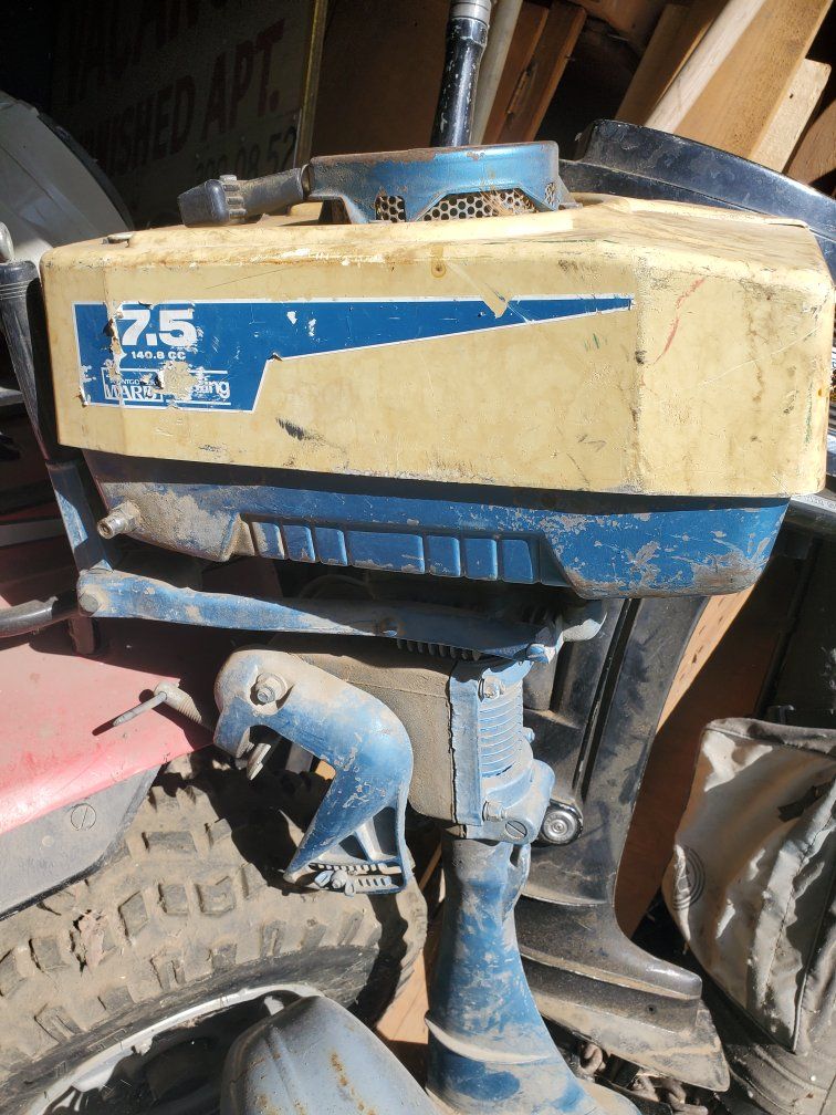 Montgomery Ward Sea King 7.5 HP 140.8 CC Outboard Boat Motor Engine