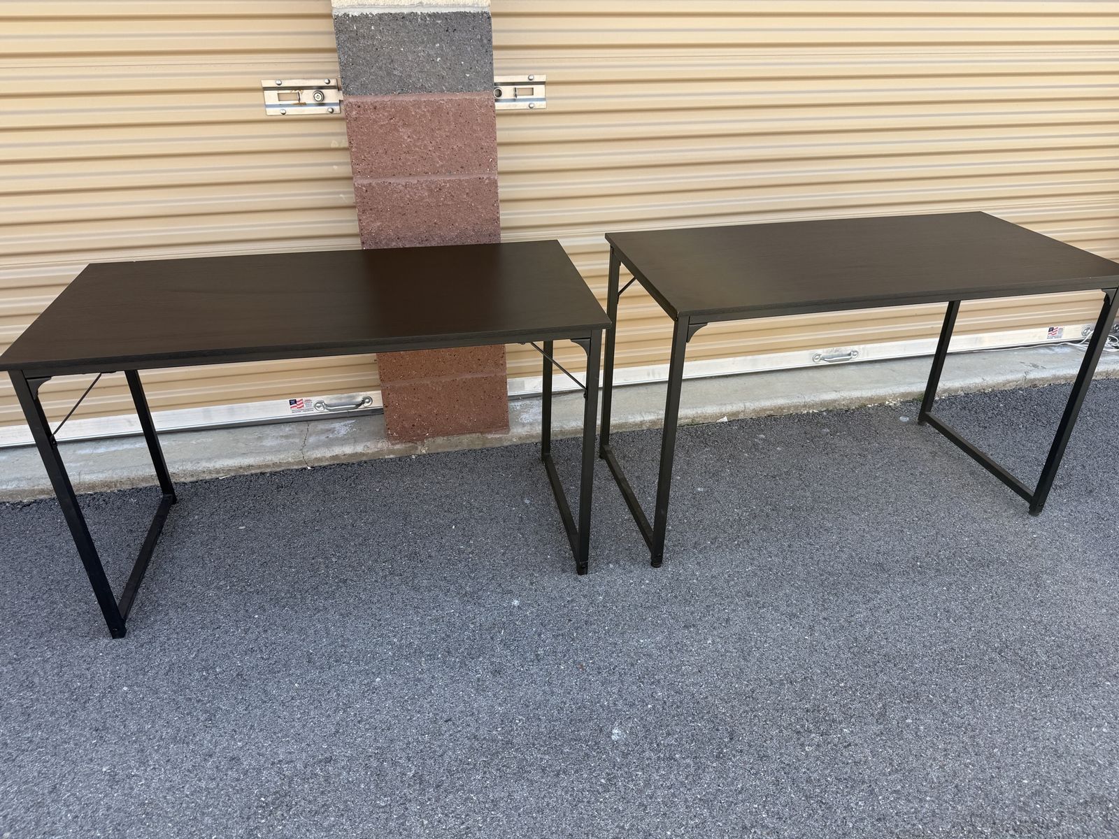 Modern Black Desk / Table – Set of 2 Available