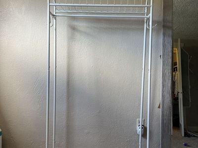 White Metal Clothing rack