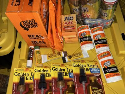 Dead Down Wind & Scent A Way Hunting Scent Control & Elk Attractant Lot