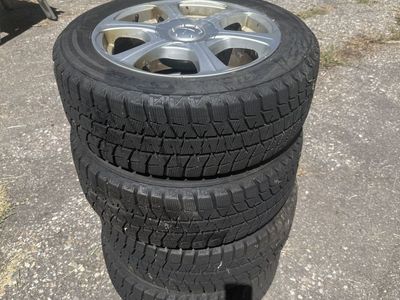 Bridgestone Blizzak WS80 205/55R16 Winter Tires (Set of 4) on Alloy Wheels - Brand New, Never Used