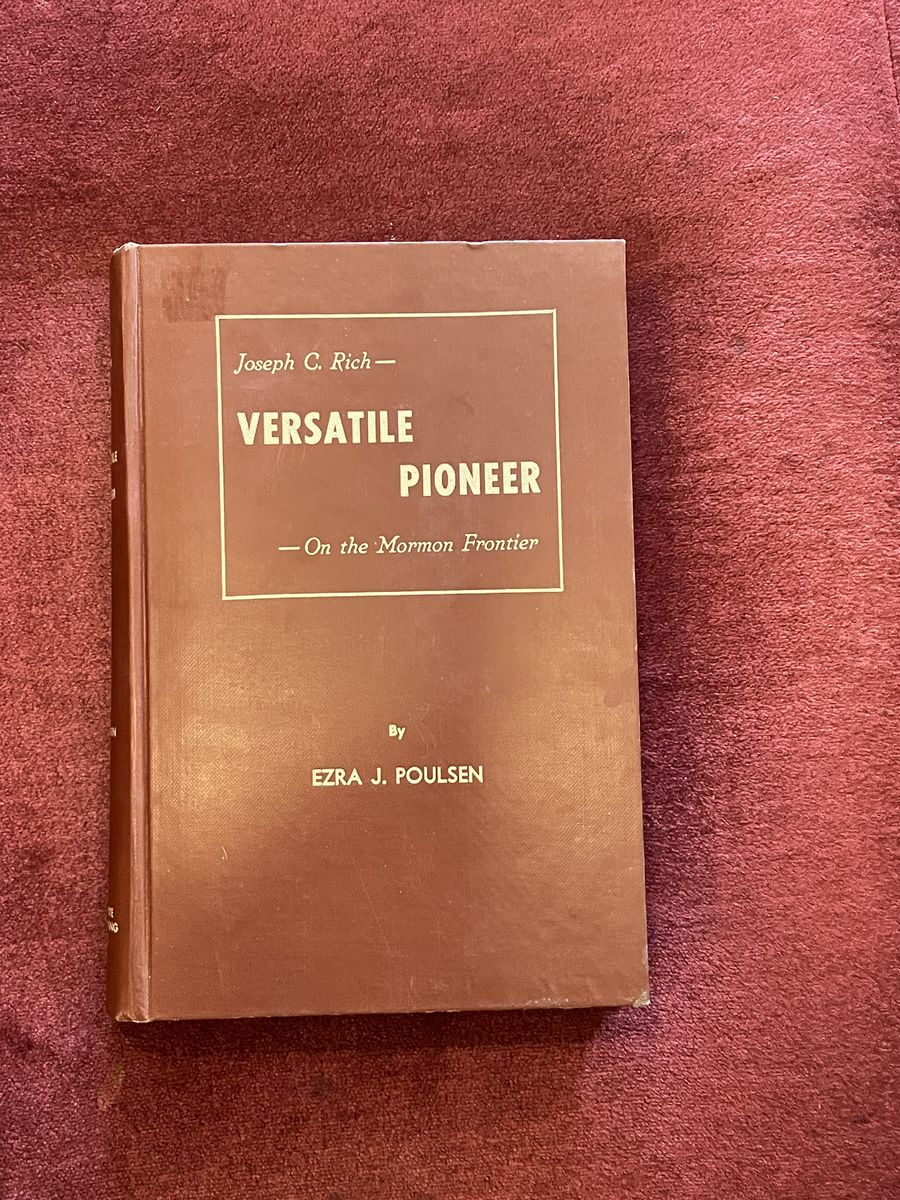 Joseph C. Rich Versatile Pioneer Book