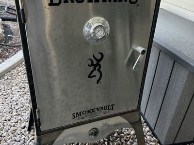 Smoke Vault - Browning edition propane smoker - NEVER USED!