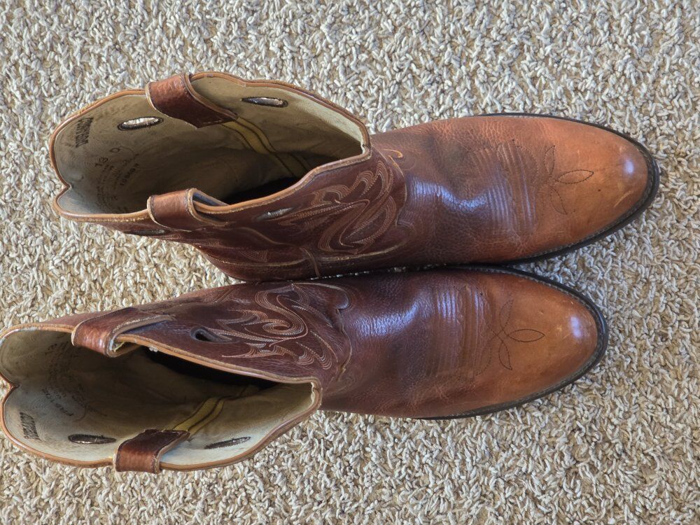 Leather Cowboy Boots 13