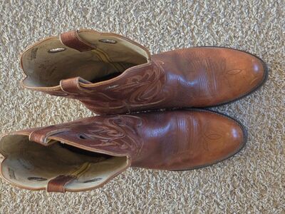 Leather Cowboy Boots 13
