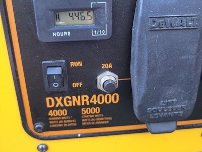 DEWALT DXGNR 4000 WATT GENERATOR