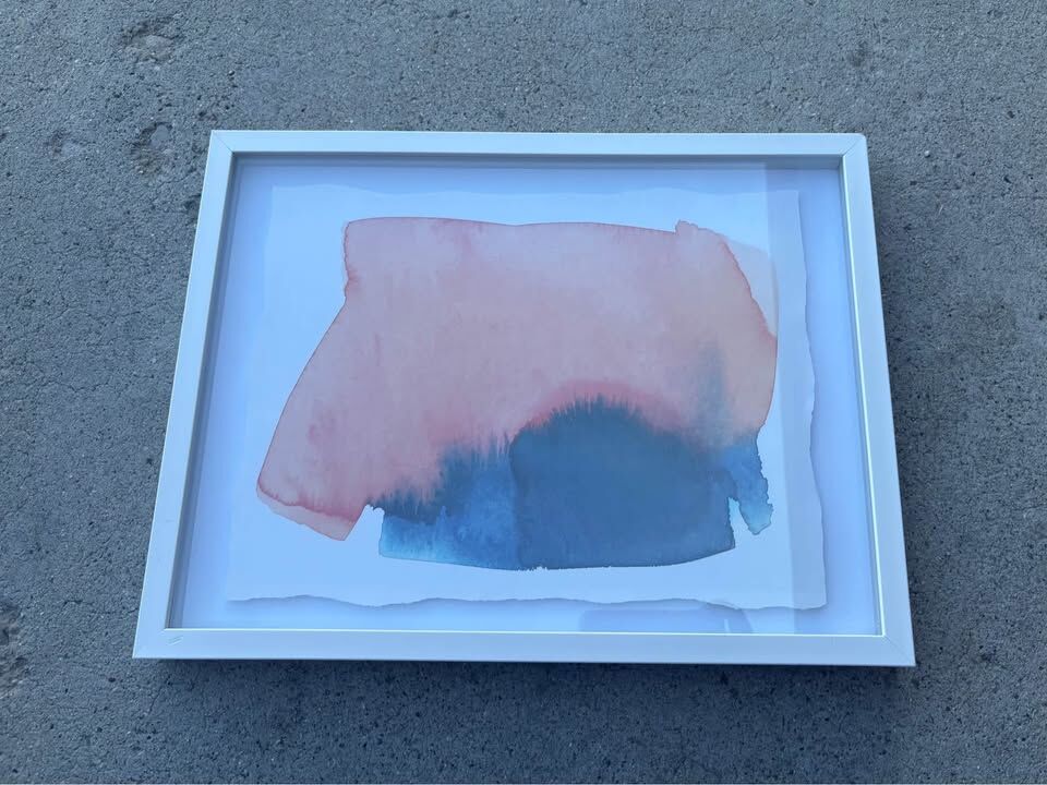Project 62 Coral Sunrise Print 17”x 13” Framed $20 cash/venmo in Draper