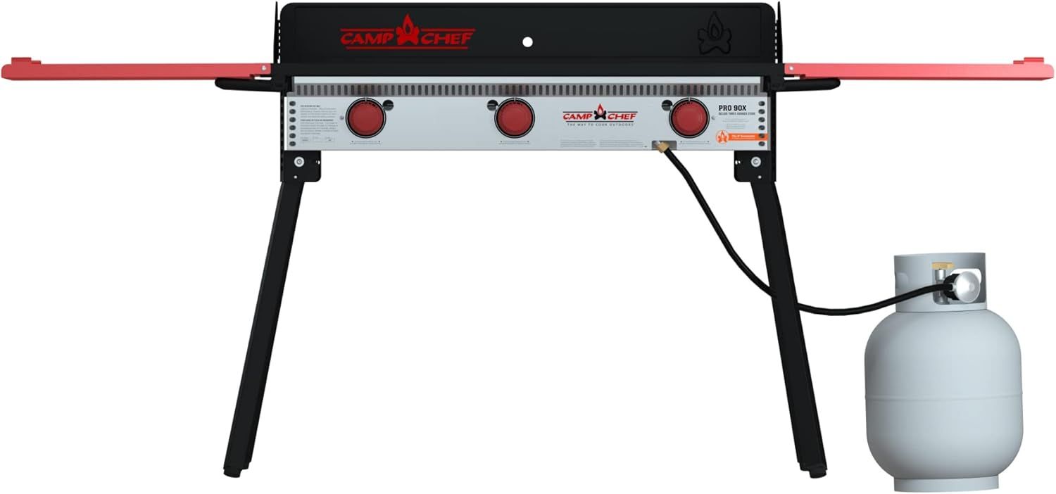 Camp Chef PRO90X Complete Cooking System – Grill, Griddles, Bags, Cover & Accessories