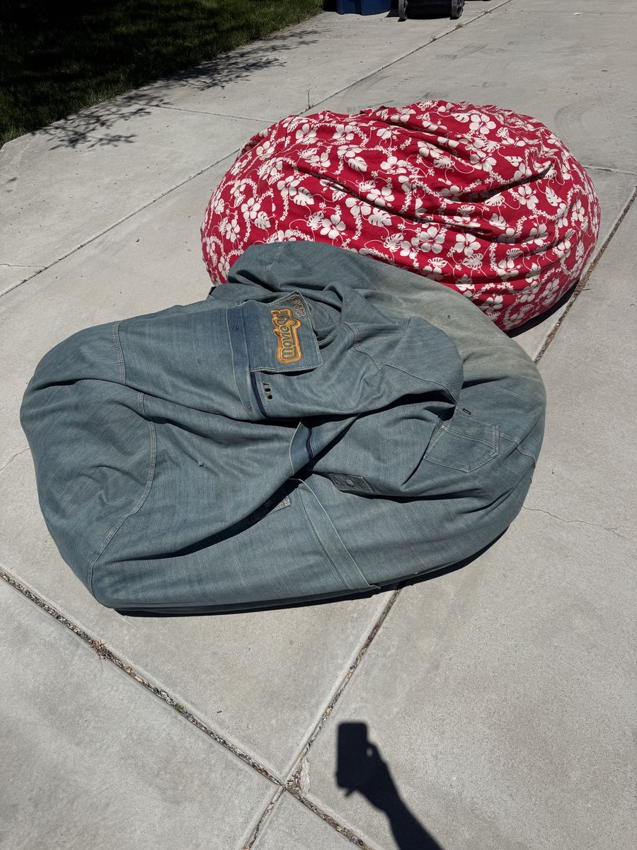Free love sac bean bags huge! Clean