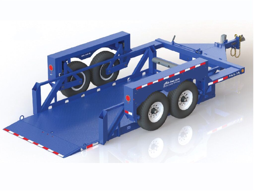 10,000 LB Air-Tow Trailer Rental – 12' Deck – $185/Day