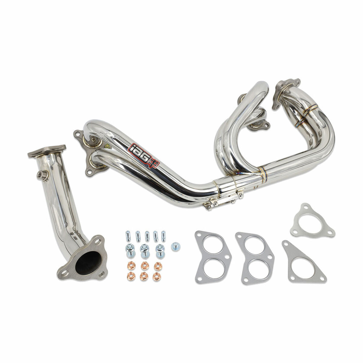 IAG Performance Equal Length Header & Uppipe Subaru WRX STI WRXSTI  IAG-EXT-1001