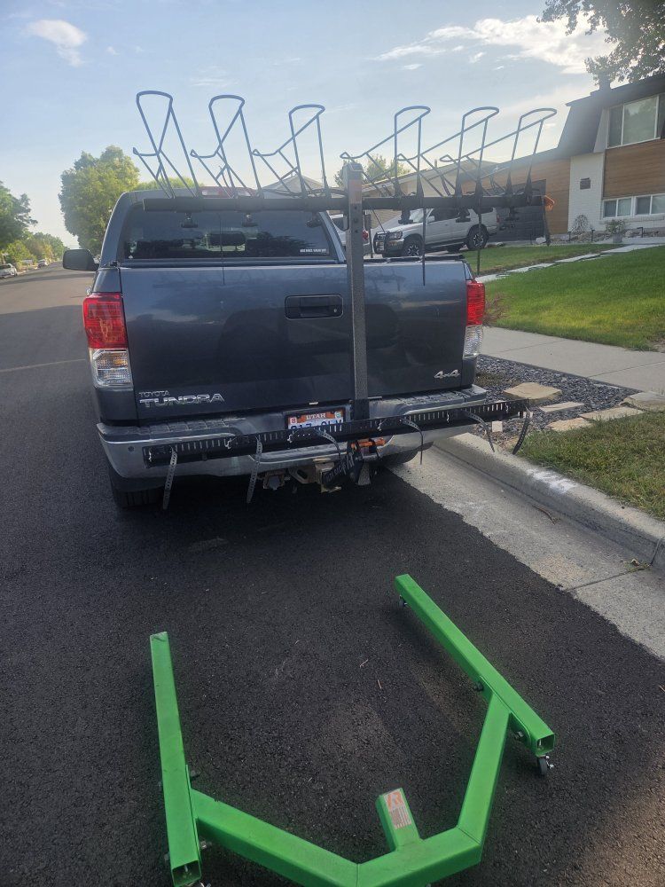Alta GPR 6 Bike Rack W/Storage Wheel Cart