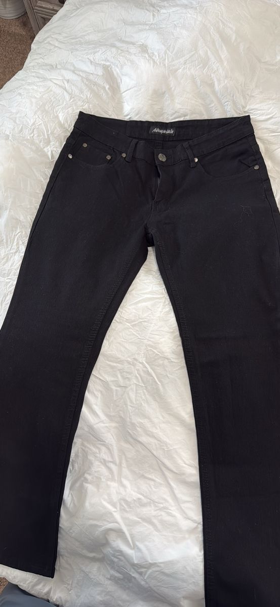 Aeropostale Men's Black Denim Jeans Size 32x30