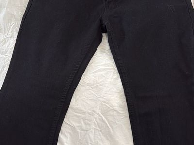 Aeropostale Men's Black Denim Jeans Size 32x30