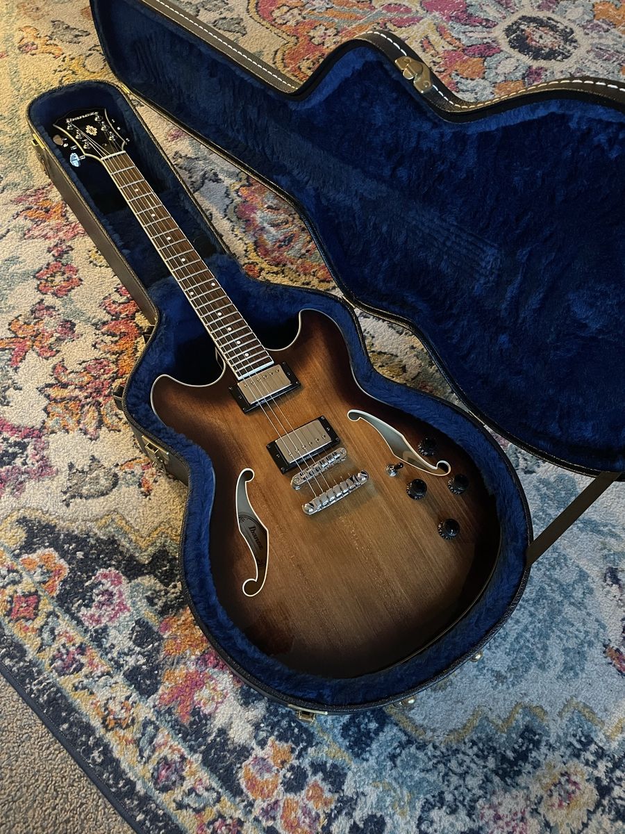 Ibanez Semi Hollow Body Guitar AS73 With Case