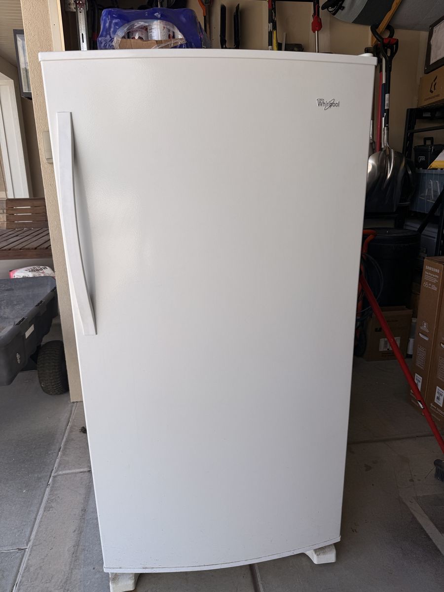 Whirlpool Upright Freezer - White, 25-inch Width, Spacious Storage