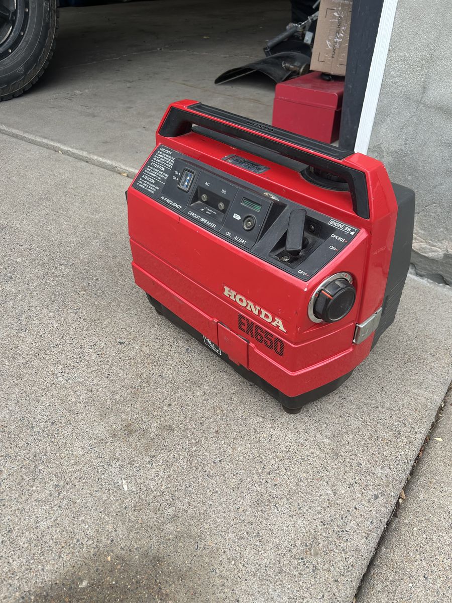 Honda EX650 generator.