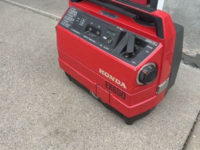 Honda EX650 generator.