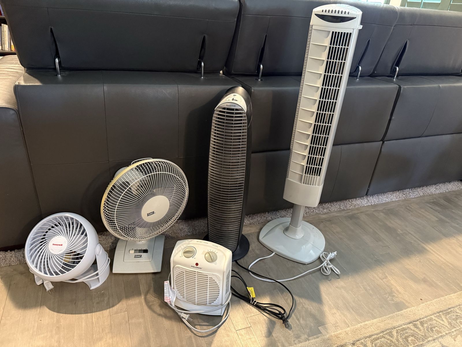Honeywell, Pelonis, SMC Fans & Heater- Various Types & Sizes
